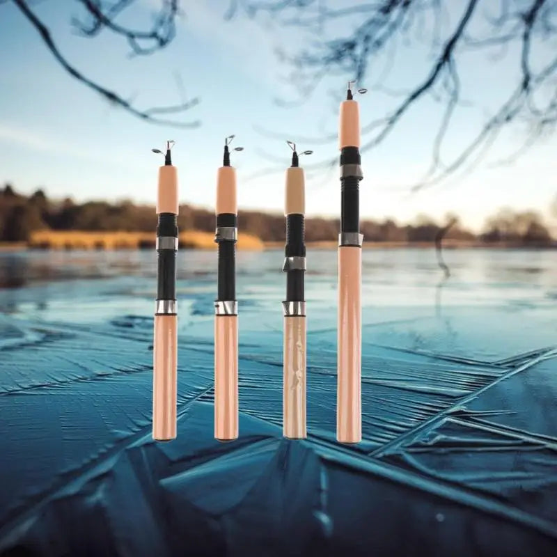 New Ultralight Winter Ice Fishing Rod Portable Winter Ice Fishing Rod Spinning Casting Ice Winter Fishing Pole Tackle
