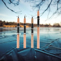 New Ultralight Winter Ice Fishing Rod Portable Winter Ice Fishing Rod Spinning Casting Ice Winter Fishing Pole Tackle