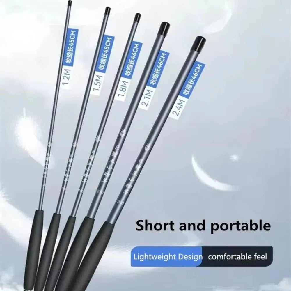 Rod Set Ultra Light Fishing Rod Short Section Hand-Held Ultra Light Rod Stream Rod Ultra-Fine Ultra-Fine Rod Stream Fishing