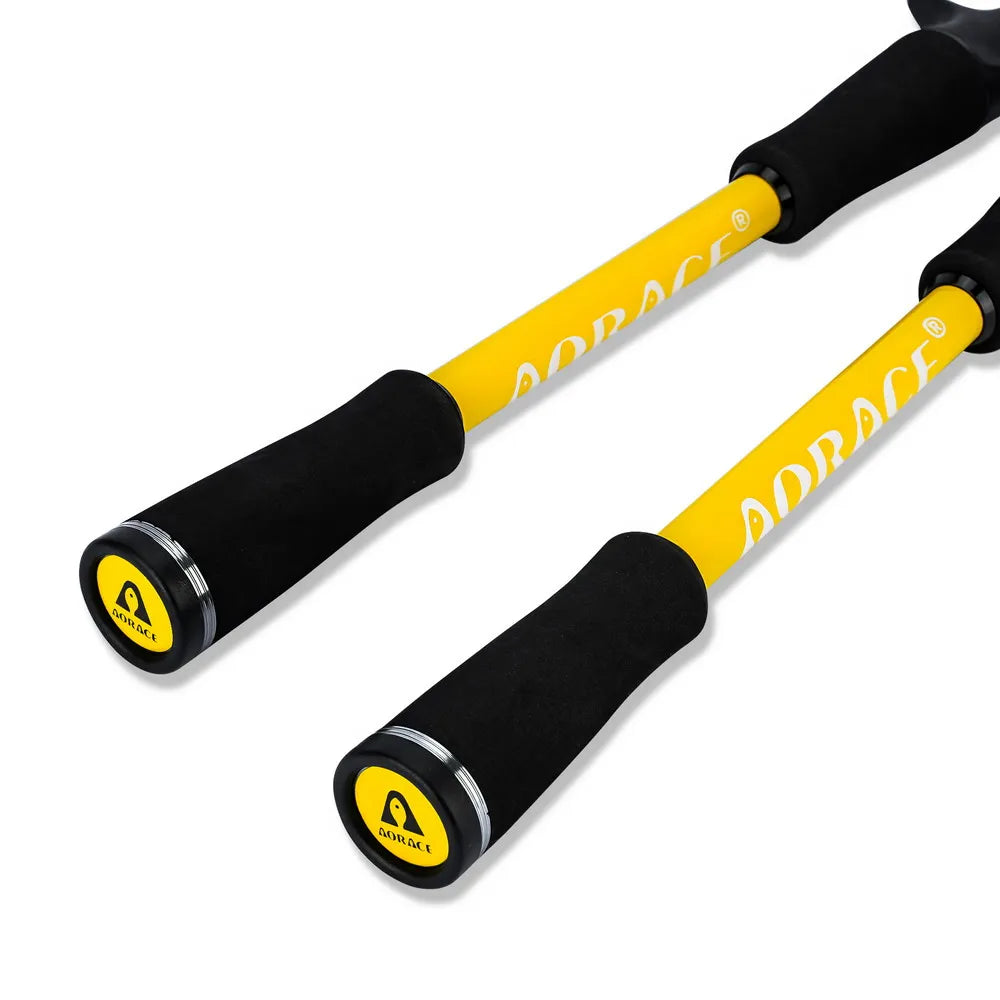 5 Sections Lure Fishing Rod 1.8m-2.1m Spinning/Casting Ultralight Weight Fishing Pole Glass Fiber Travel Rod Fishing Pesca