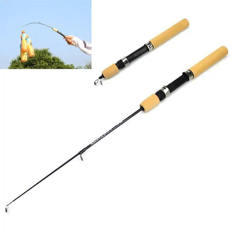 New Ultralight Winter Ice Fishing Rod Portable Winter Ice Fishing Rod Spinning Casting Ice Winter Fishing Pole Tackle