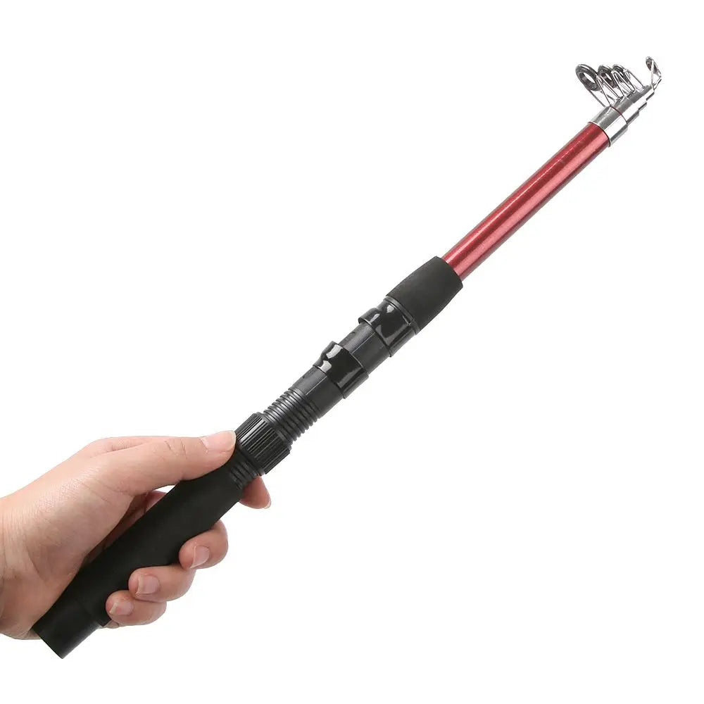 1.5-3.0m Fishing Tackle Tools Outdoor Fiberglass Sea Rod Telescopic Fishing Rod Pole