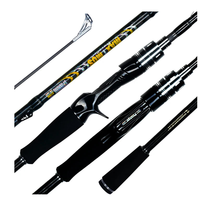 MAXIMUS Lure Fishing Rod 1.8m 2.1m 2.4m 2.7m 3.0m 30T Carbon Spinning Baitcasting FUJI Guide Travel Casting 3-35g L/M/MH BIUTIFU