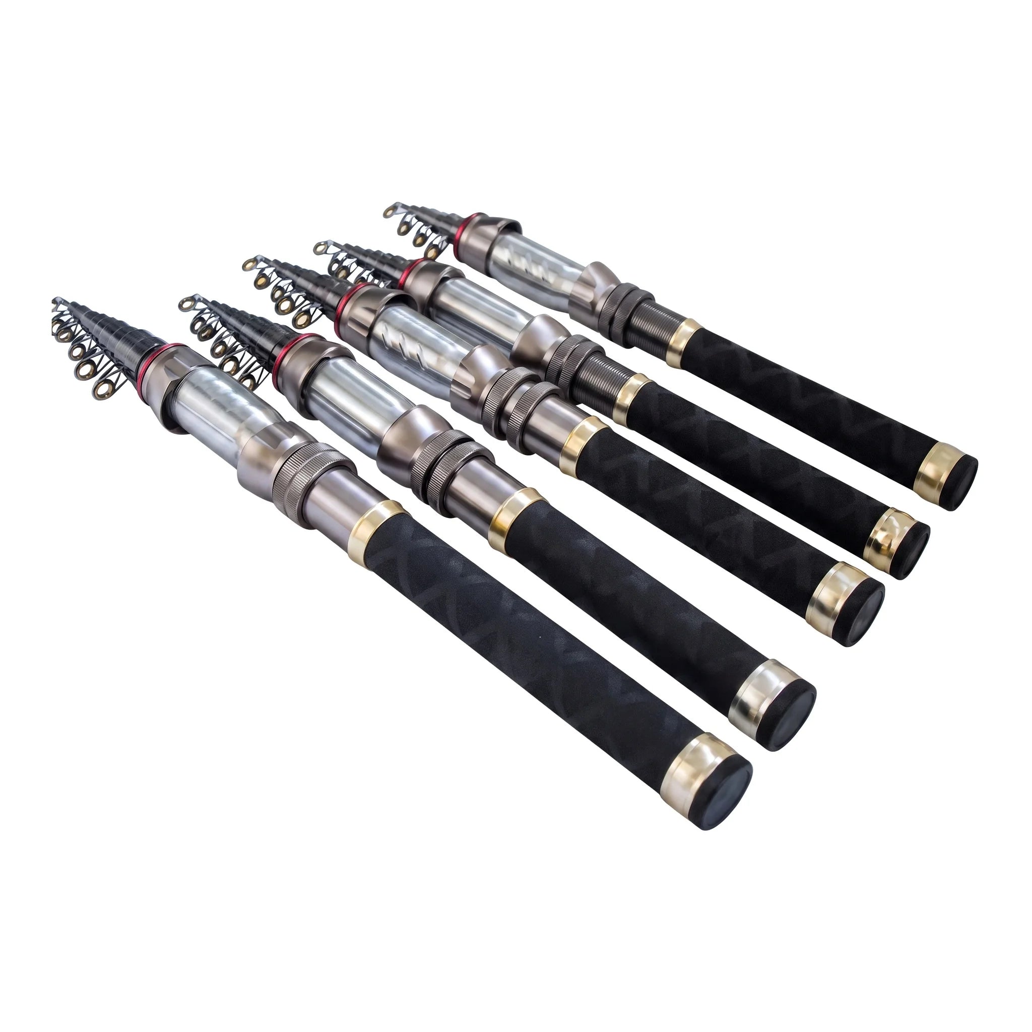 Goture Telescopic Carbon Spinning Fishing Rod Portable Travel Pole Saltwater Lake Stream Corrosion Proof Guides Fishing Gear