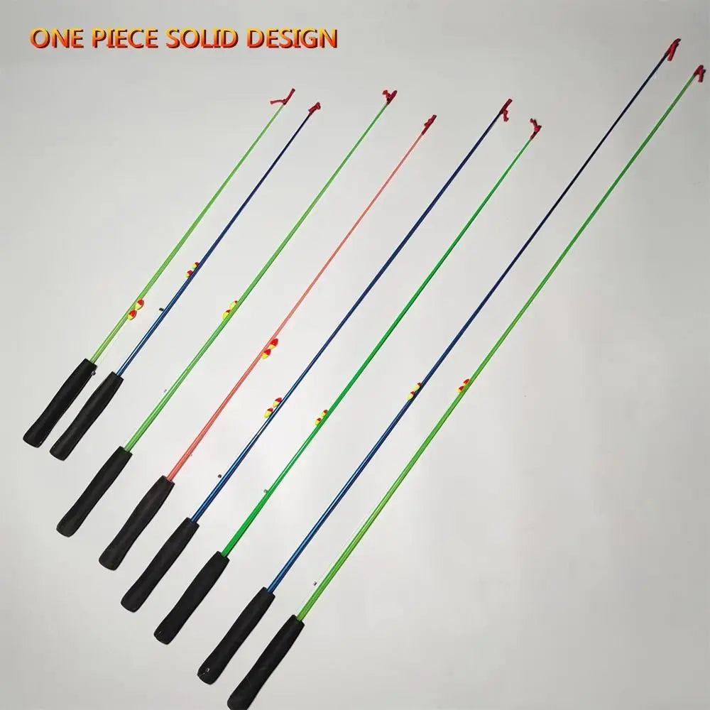 Telescopic Fishing Rod Full Kits Spincast Fishing Reel Fishing Pole Fishing Rod Set Glass Fibre 0.7/1.0/1.5/1.8/2.1m