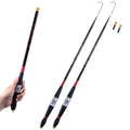Ultralight Carbon Fishing Rods 1.8M-7.2M Portable Telescopic Travel Mini Stream Feeder Pole Hard Pesca Carp Freshwater