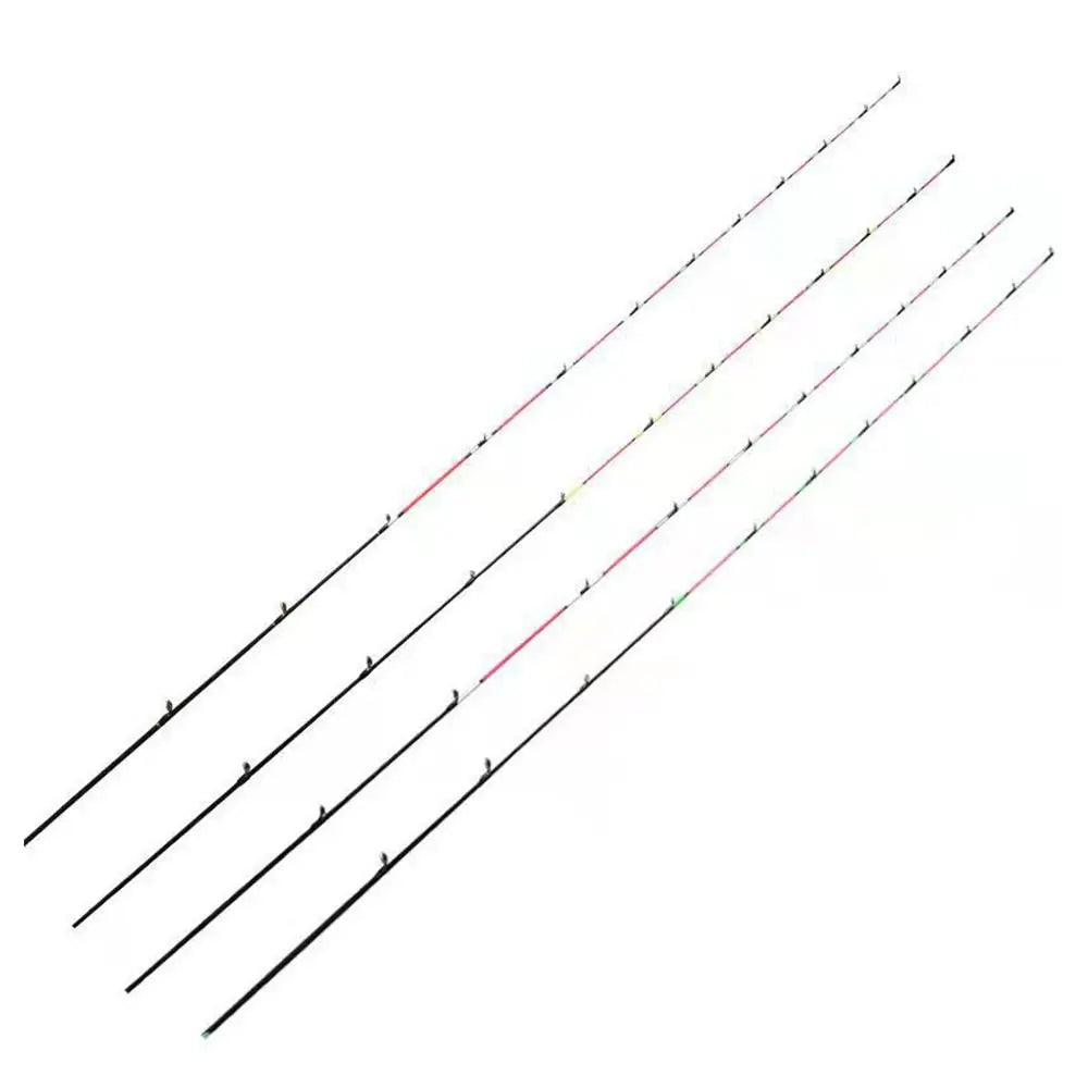 2024 Retractable Half-titanium Fishing Rod Tip 45cm/55cm Winter Carbon Fiber Portable Spinning fiberglass Fishing Pole