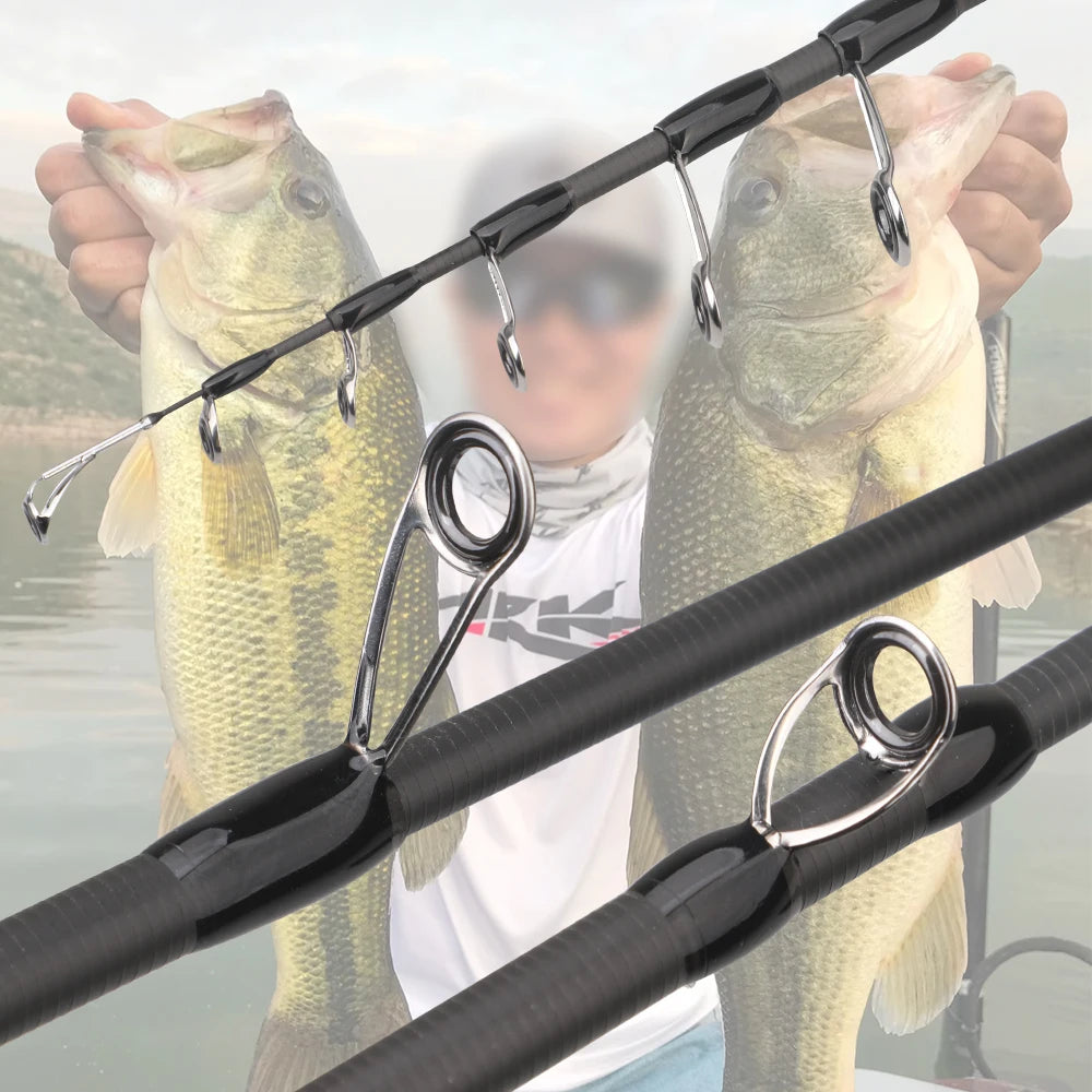 ROLLFISH UL Power Telescopic Carbon Fiber Travel Fishing Rod For Bass Trout Fishing Freshwater Saltwater High Sensitivity Rod