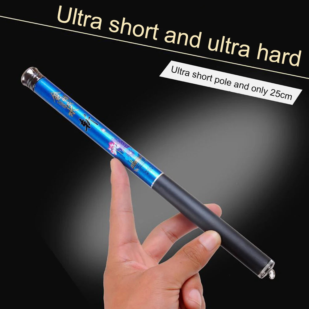 Children Fishing Rods Telescopic Hand Fishing Rods Mini Ultra-light Breaking-resistance Outdoor Accessories for Lakes Reservoirs