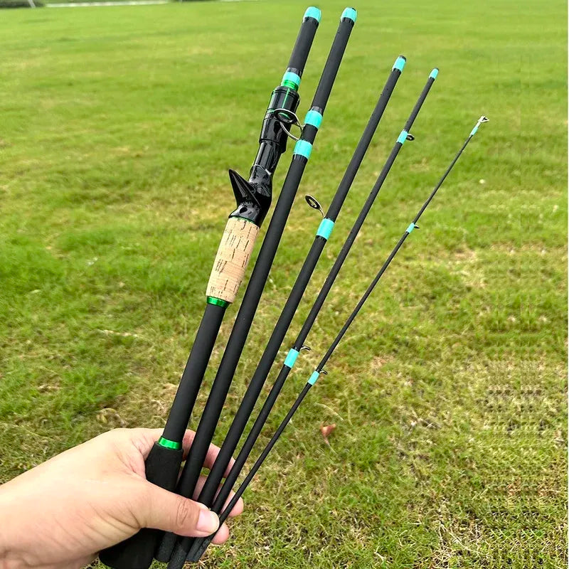 Casting Spinning Lure Angelrute Solide ML Tip 18 m Ultralight Trout Jigging Rod 4/5 Sections Fishing