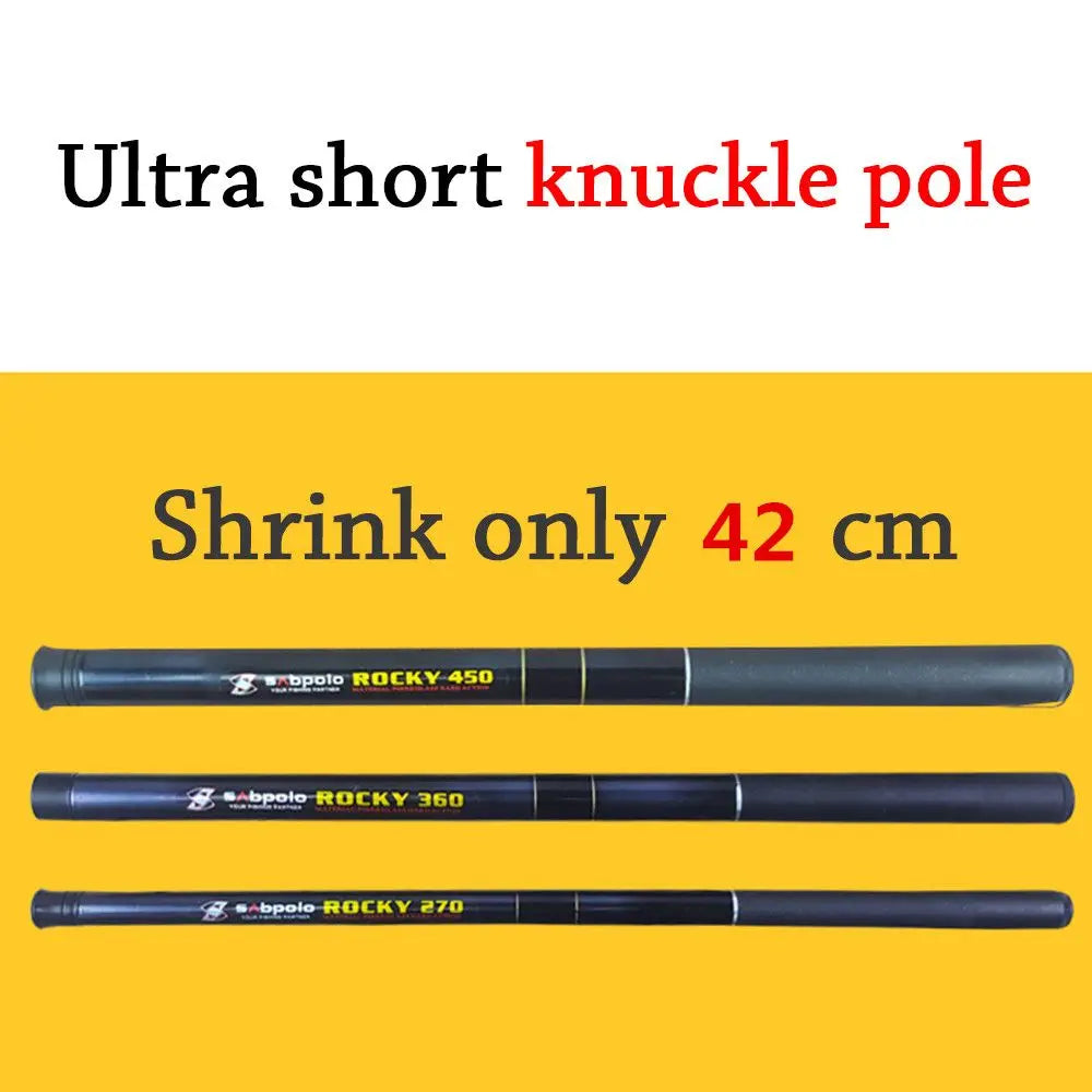 SuperHard Travel Ultralight Fishing Tackle Telescopic Fishing Rod Carp Feeder Stream Hand Pole
