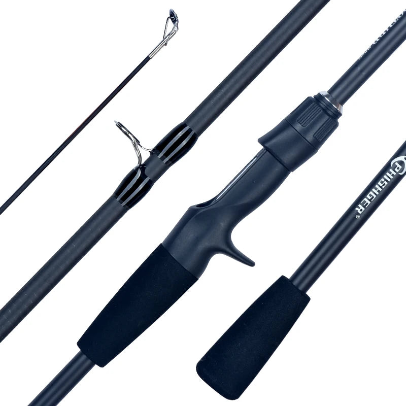 PHISHGER Spinning Baitcasting Travel Carbon Mini Goods For Fishing Rods Casting Weight 5-30g M Fast Ultralight Lure Trout Pole