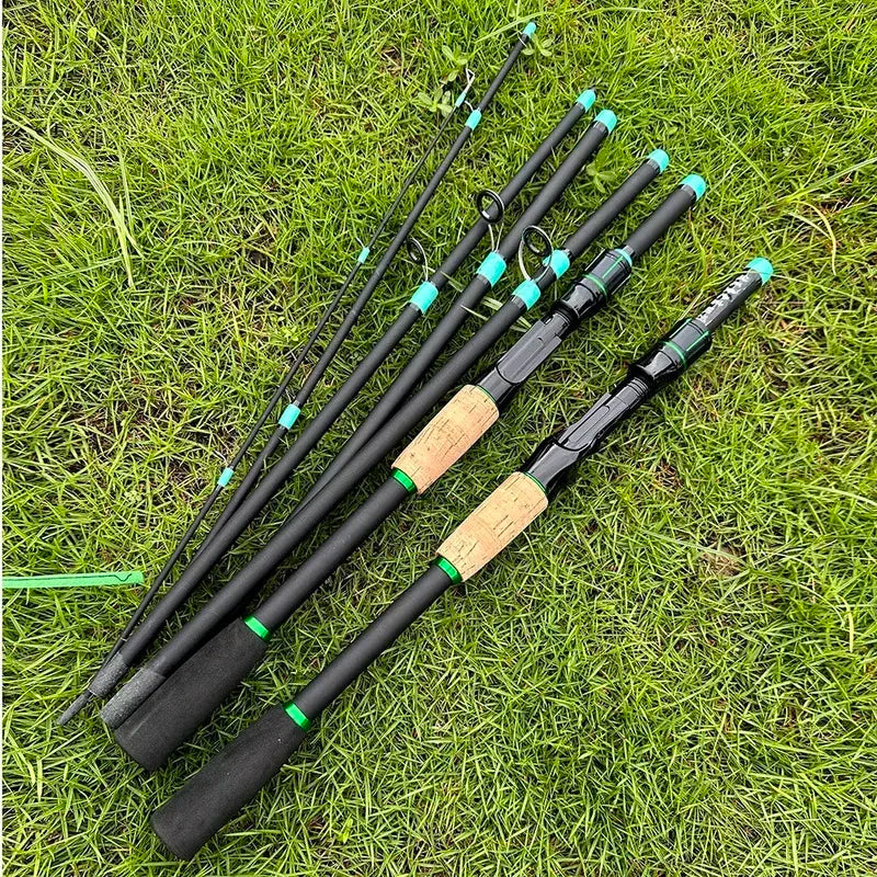 Casting Spinning Lure Angelrute Solide ML Tip 18 m Ultralight Trout Jigging Rod 4/5 Sections Fishing