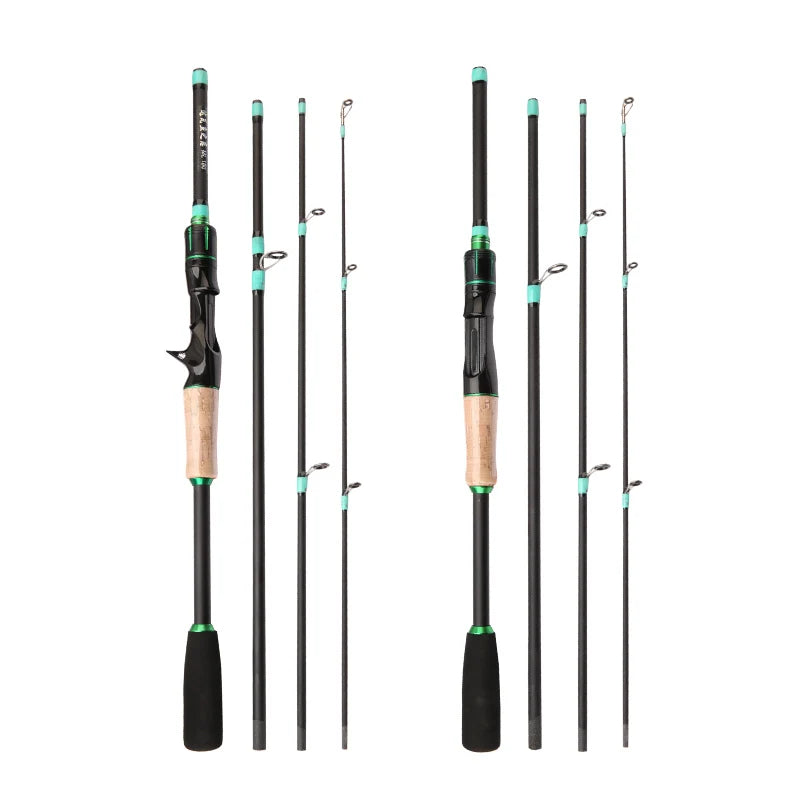Casting Spinning Lure Angelrute Solide ML Tip 18 m Ultralight Trout Jigging Rod 4/5 Sections Fishing